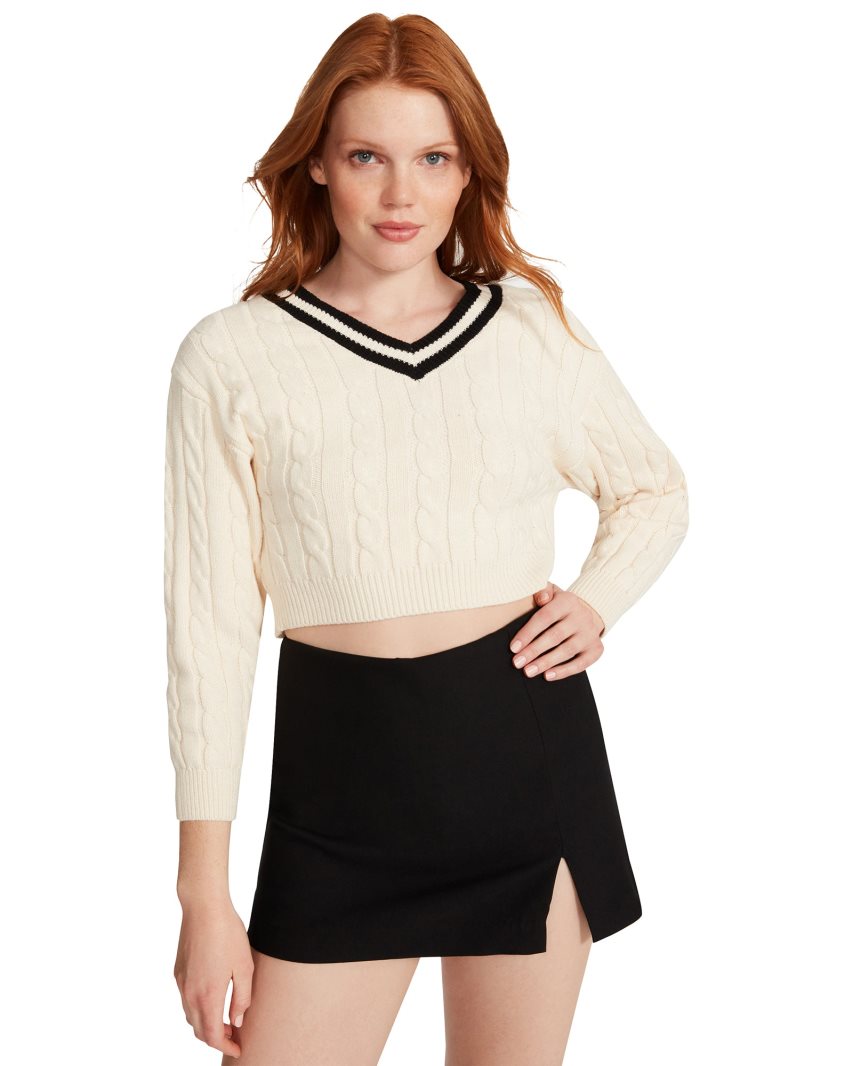 Beige Steve Madden Amika Women's Sweaters | PH 0147TWX